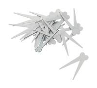 OATIPHO Strumento Magnetico per Unghie Punta Francese a Forma di Forbice, 50 Pezzi Piastra di Ferro Rotonda, Utensile Fai da Te per Nail Art Occhi di Gatto, Adatto per Uso Professionale