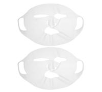 OATIPHO Supporto per in Silicone Riutilizzabile 2 Pezzi Passanti Auricolari Comodi Coprimaschera per Viso in Foglio Anti-Evaporazione per Cura del Viso e Idratazione Duratura