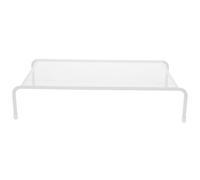 OATIPHO Supporto per Monitor da Tavolo in Ferro Rialzo Ergonomico per Computer Desktop Scaffale Organizzatore Base Robusta per Scrivania Ufficio