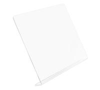 OATIPHO Supporto per Tavole da Pittura in Acrilico Trasparente Inclinato, Cavalletto Compatto per Pittura ad Acquerello e Olio, Tavolo da Disegno Stabile e Antimacchia per Artisti e Uso