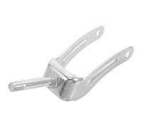 OATIPHO Supporto Ruota per Sedia Rotelle Forcella Cuscinetti di Precisione Staffa per Rotella Anteriore Accessorio per Trasmissione Parte di Ricambio per Forcella Argento