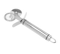 OATIPHO Tagliapizza in Acciaio Inox Doppia Ruota 4 Pezzi, Rullo da Forno Multiuso per Pizza e Dolci, Utensile Cucina Lavabile per Famiglie e Amanti della Pizza