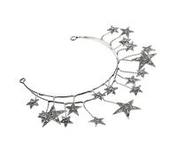 OATIPHO Tiara Corona da Sposa Vintage Tiara Decorativa per Capelli Elegante e Misteriosa Accessorio per Matrimoni Compleanni e Celebrazioni Speciali