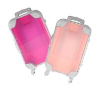 OATIPHO Valigetta Trucco Mini Trolley Compatto 6.7 Pollici Abs Organizer Per Accessori Di Bellezza Da Viaggio Resistente e Leggera