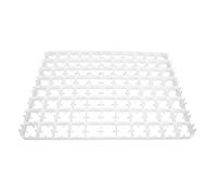 OATIPHO Vassoio Porta Uova in Plastica Resistente per Incubatrice Domestica, Contenitore per 88 Uova Design a Griglia Larga per Protezione e Conservazione Efficiente