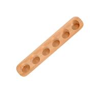 OATIPHO Vassoio Portauova in Legno Massello 6 Posti Portaoggetti da Tavolo per Conservare e Esporre Uova Accessorio per Frigorifero e Decorazione Domestica