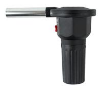 OATIPHO Ventilatore per Barbecue Portatile in Alluminio Nero, Pratico e Facile da Trasportare, per Barbecue All'aperto e Campeggio, Soffiatore Elettrico per Accendere Fuoco