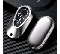 OATSBASF Cover per chiave auto Mercedes Benz, cover per chiave Mercedes Benz C S classe W206 W223 2020UP, custodia protettiva accessori (Q-grigio)