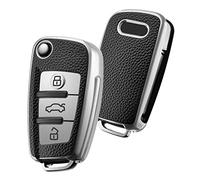 OATSBASF Custodia in silicone per chiave auto per Audi A1, A3, A4, A6, Q3, Q5, Q7, accessori