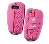 OATSBASF Custodia in silicone per chiave auto per Audi A1, A3, A4, A6, Q3, Q5, Q7, accessorio