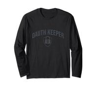 OAuth Keeper Cybersecurity IT Humor Design Maglia a Manica