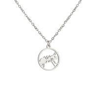 OAUWKEIY Collana pendente Alla moda semplice anello ritaglio formica anello ciondolo collana Moda personalizzato minimalista ciondolo collana gioielli Gioielli