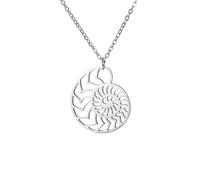 OAUWKEIY Collana pendente Nautilus ciondolo uomo e donna versatile ciondolo collana Gioiellialla moda collana pendente Gioielli
