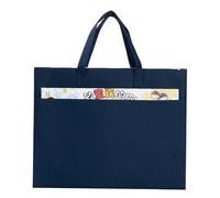 Oaygat 2pcs A3 Art Portfolio Case Artista Borsa di Trasporto Cartella di Pittura Cartella Impermeabile Portfolio di Trasporto Tavola da Disegno di Stoccaggio, Blu, Custodia a portafoglio in formato A3