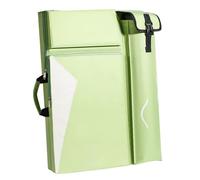 Oaygat Cartella portadocumenti formato A3, impermeabile, portatile, per pittura, schizzi, con manico, per tavolozza, vernici, matite, pennelli, Verde, A2, Custodia per portafoglio artistico