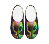 OAZCVBNN Alien Planet Stampa Uso Versatile Anti-Pilling Infradito Lavabile per Donne Uomini Scarpe alla Moda Accoglienti