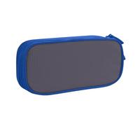 OAZCVBNN American Thin Blue Line Flag Print Pencil Case Storage Makeup Erasers Penne Studenti Scuola Ufficio Multi-Scene Uso, Blu, taglia unica, Set di zaini per la scuola