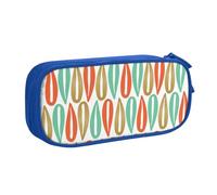 OAZCVBNN Astuccio con stampa in stile moderno della metà del secolo, per cancellare il trucco, penne, studenti, scuola, ufficio, multi-scena, Blu, taglia unica, Set di zaini per la scuola