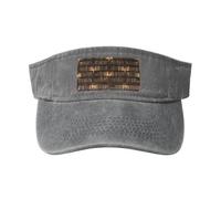 OAZCVBNN Biblioteca Libreria Stampa Libro Lavato Cappello Unico Vintage Fibbia Regolabile Classico Moda Casual Sport Caps, grigio, Taglia unica