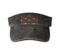 OAZCVBNN Biblioteca Libreria Stampa Libro Lavato Cappello Unico Vintage Fibbia Regolabile Classico Moda Casual Sport Caps, Nero , Taglia unica