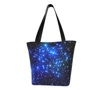 OAZCVBNN Borsa a tracolla comoda con stampa galassia e stelle, borsa da spiaggia, viaggi, lavoro, uso quotidiano, alla moda