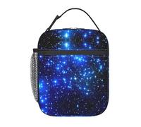 OAZCVBNN Borsa termica per il pranzo con stampa di galassie e stelle, riutilizzabile, per lavoro, picnic, attività all'aperto