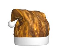 OAZCVBNN Cappello di Natale con stampa campo di grano, per adulti, decorazione stagionale