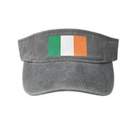 OAZCVBNN Cappello vintage con stampa bandiera irlandese con fibbia regolabile, stile classico, casual, sportivo, grigio, Taglia unica