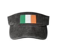 OAZCVBNN Cappello vintage con stampa bandiera irlandese con fibbia regolabile, stile classico, casual, sportivo, Nero , Taglia unica