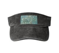 OAZCVBNN Cappello vintage con stampa di fiori di mandorlo e fibbia regolabile, stile classico, casual, sportivo, Nero , Taglia unica