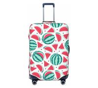 OAZCVBNN Copertura per valigie da viaggio con stampa di anguria con design elastico antigraffio, Nero , XL