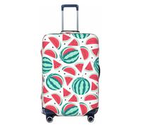 OAZCVBNN Copertura per valigie da viaggio con stampa di anguria con design elastico antigraffio, Nero , M