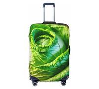 OAZCVBNN Copertura per valigie da viaggio con stampa di cavolo luminoso con design elastico antigraffio, Nero , M