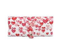 OAZCVBNN Cuori Rossi Che Cadono Stampa Morbido Occhiali Da Sole Borsa Universale Occhiali Da Sole Caso Moda Occhiali Da Sole Sacchetto Per Le Donne
