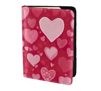 OAZCVBNN Custodia a portafoglio per passaporto con stampa di San Valentino per uomini e donne, per viaggi di lavoro e tempo libero