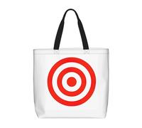 OAZCVBNN Design Target Print Elegante Tote Riutilizzabile Eco-Friendly Borsa da Viaggio Leggero Lavoro Casual Uso quotidiano