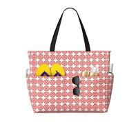 OAZCVBNN Design target Stampa Borsa riutilizzabile Elegante Estate Leggero Vacanza Picnic Palestra Campeggio Uso Versatile