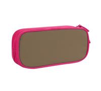 OAZCVBNN Divertente astuccio con stampa di canguro e zoo, per cancellare il trucco, penne, studenti, scuola, ufficio, multi-scena, rosa, taglia unica, Set di zaini per la scuola