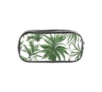 OAZCVBNN Fiori Erbe e Piante Erbacee Stampa Ragazzi Ragazze per Cancelleria Trasparente Organizzatore Cancelleria Astuccio Forniture