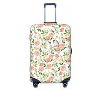 OAZCVBNN Floreale e uccello Stampa Lavabile Valigia Universale Elastico Bagagli Protector Viaggio Manica Accessorio, Nero , L, Bagaglio a mano