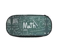OAZCVBNN Formule Forme Teoria Matematica Lezione Parola Stampa Leggero Convenienza Matita Borsa Studenti Scuola Penna Caso Trucco Viaggio Ragazzo Ragazza, Nero , Taglia unica, Organizer per borse