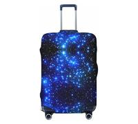 OAZCVBNN Galaxy Stars Print Unique - Copertura per valigie da viaggio con design elastico antigraffio, Nero , L