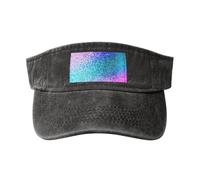 OAZCVBNN Glitter paillettes stampa spot lavato unico cappello vintage fibbia regolabile classico moda casual sport Caps, Nero , Taglia unica
