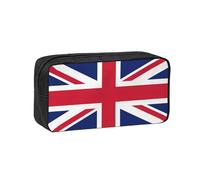 OAZCVBNN Grande capiente astuccio portapenne con stampa bandiera britannica, organizer per cancelleria, ufficio, viaggi, dormitorio