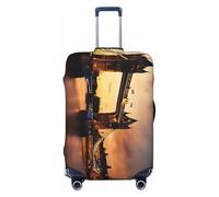 OAZCVBNN I Love London Print Unique - Copertura per valigie da viaggio con design elastico antigraffio, Nero , L