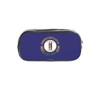 OAZCVBNN Kentucky State Flag Stampa Ragazzi Ragazze per Cancelleria Trasparente Organizzatore Cancelleria Astuccio Forniture