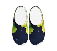 OAZCVBNN Pantofole lavabili anti pelucchi con stampa mappa del mondo, per donne e uomini, comode e alla moda