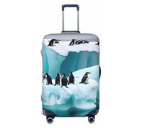 OAZCVBNN Penguins On The Iceberg - Valigia lavabile universale elastica per bagagli, accessorio da viaggio, Nero , S, Bagaglio a mano