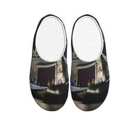 OAZCVBNN Tower Bridge in London Print Versatile Uso Anti Pilling Lavabile Pantofole per Donne Uomini Accoglienti Scarpe Eleganti