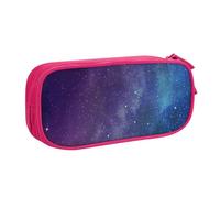 OAZCVBNN Universo con stelle e galassia stampa interstellare astuccio per trucchi gomme da cancellare penne studenti scuola ufficio multi-scene uso, rosa, taglia unica, Set di zaini per la scuola